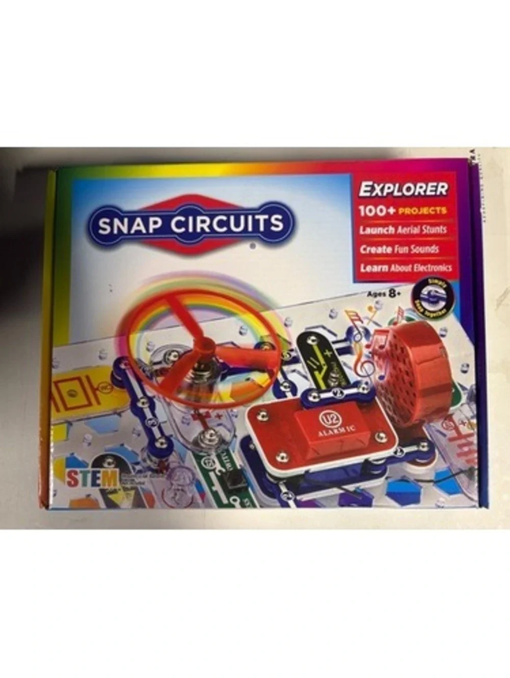 Snap Circuits STEM Jr. Electronics Explorer Kit, 100+ Projects New